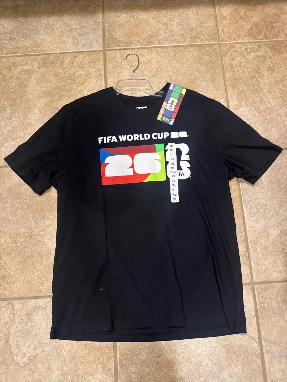 FIFA World Cup 26 Black Graphic T-Shirt